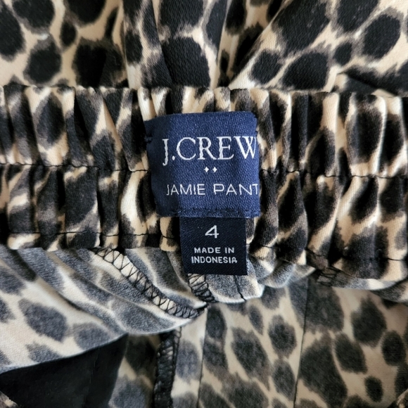 J. Crew Jamie Ankle Pant Cheetah Print - 4 - Picture 6 of 6